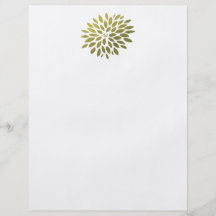 Yellow Chrysanthemum Custom Flyer