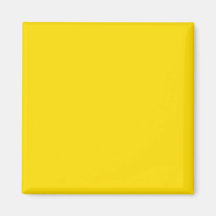 Yellow Colour Square Refrigerator Magnet