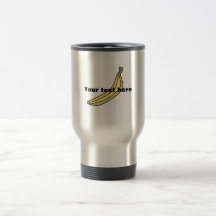 Yellow country banana coffee mug