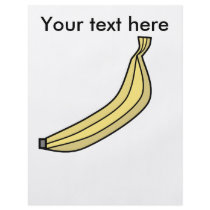 Yellow country banana full color flyer
