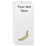 Yellow country banana custom rack cards
