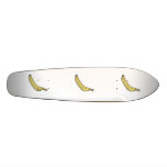 Yellow country banana skate board