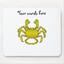 Yellow crab mousepads