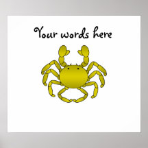 Yellow crab posters