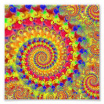Yellow Crazy Fractal Photo