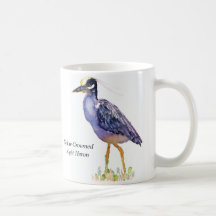 Yellow-Crowned Night Heron mug