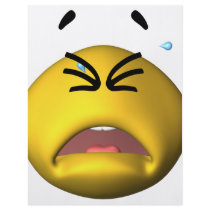 Yellow Crying Smiley Full Color Flyer