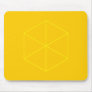 Yellow Cube Mousepad