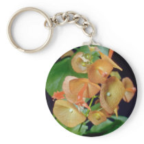 yellow Cup and saucer (Holmseioldia manguinea) flo Key Chain