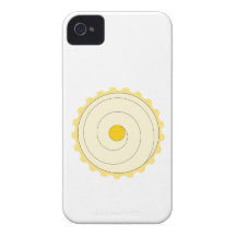 Yellow Cupcake. Iced cake. iPhone 4 Case-Mate Cases
