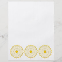 Yellow Cupcake. Iced cake. Flyers