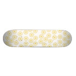 Yellow Cupcake Pattern. Skate Board Decks