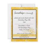 Yellow Daffodil Party Invitation Cards