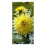 Yellow Dahlia Photo Card