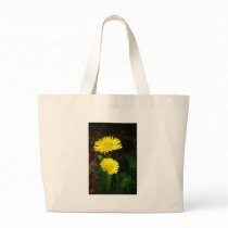 Yellow Daisies Canvas Bags