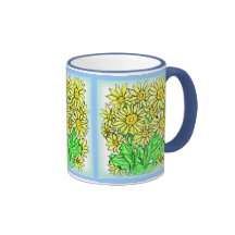 Yellow Daisies Mugs