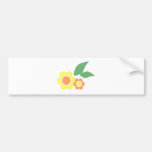 Yellow Daisy Flowers Bumper Sticker