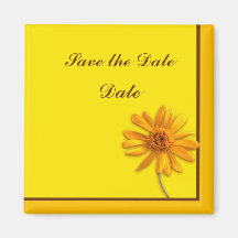 Yellow Daisy Fridge Magnet