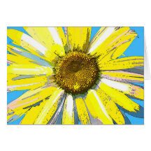 Yellow Daisy , Greeting Card