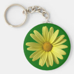 Yellow Daisy Keychains