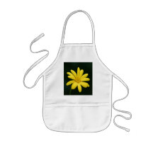 Yellow Daisy kids apron