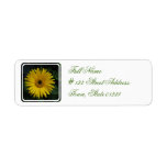 Yellow Daisy Mailing Label