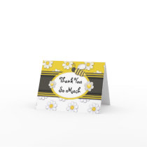 Yellow Daisy Thank You Greeting Card