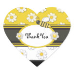 Yellow Daisy Thank You stickers