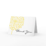 Yellow Dandelion Customizable Card