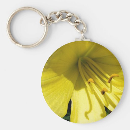 Yellow Daylily Keychain