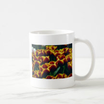 yellow Detail Of Newly Developed Tulips flowers Mugs