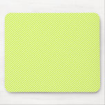 Yellow Diagonal Stripes Mousepads
