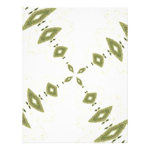 Yellow Diamond Kladescope Design Personalized Letterhead