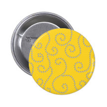 Yellow diamond swirls buttons