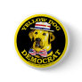 Yellow Dog Democrat Black  Button 