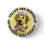 Yellow Dog Democrat Classic Button 