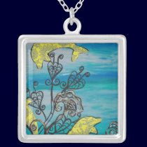 Yellow Dolphins necklaces