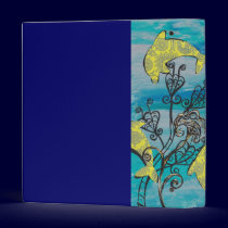 Yellow Dolphins binders