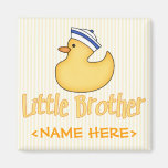 Yellow Duck Little Brother Fridge Magnet