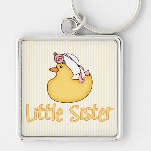 Yellow Duck Little Sister Keychains