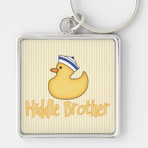 Yellow Duck Middle Brother Key Chain