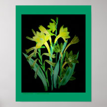 Yellow Exotica 11x14 Poster