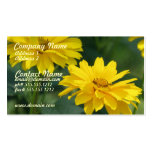 Yellow False Sunflower Business Card