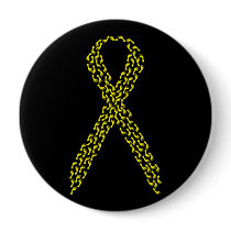 Yellow Feet Awareness Ribbon