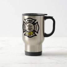 Yellow Fire Truck Rescue Mug