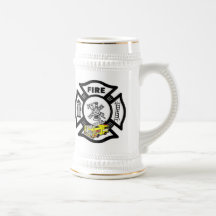 Yellow Fire Truck Rescue Mug