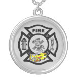 Yellow Fire Truck Rescue Custom Jewelry