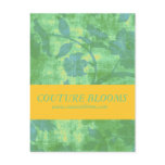 Yellow Floral Couture Business Opening Mailing