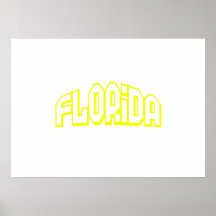Yellow Florida Posters