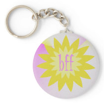 Yellow flower Bff Keychains